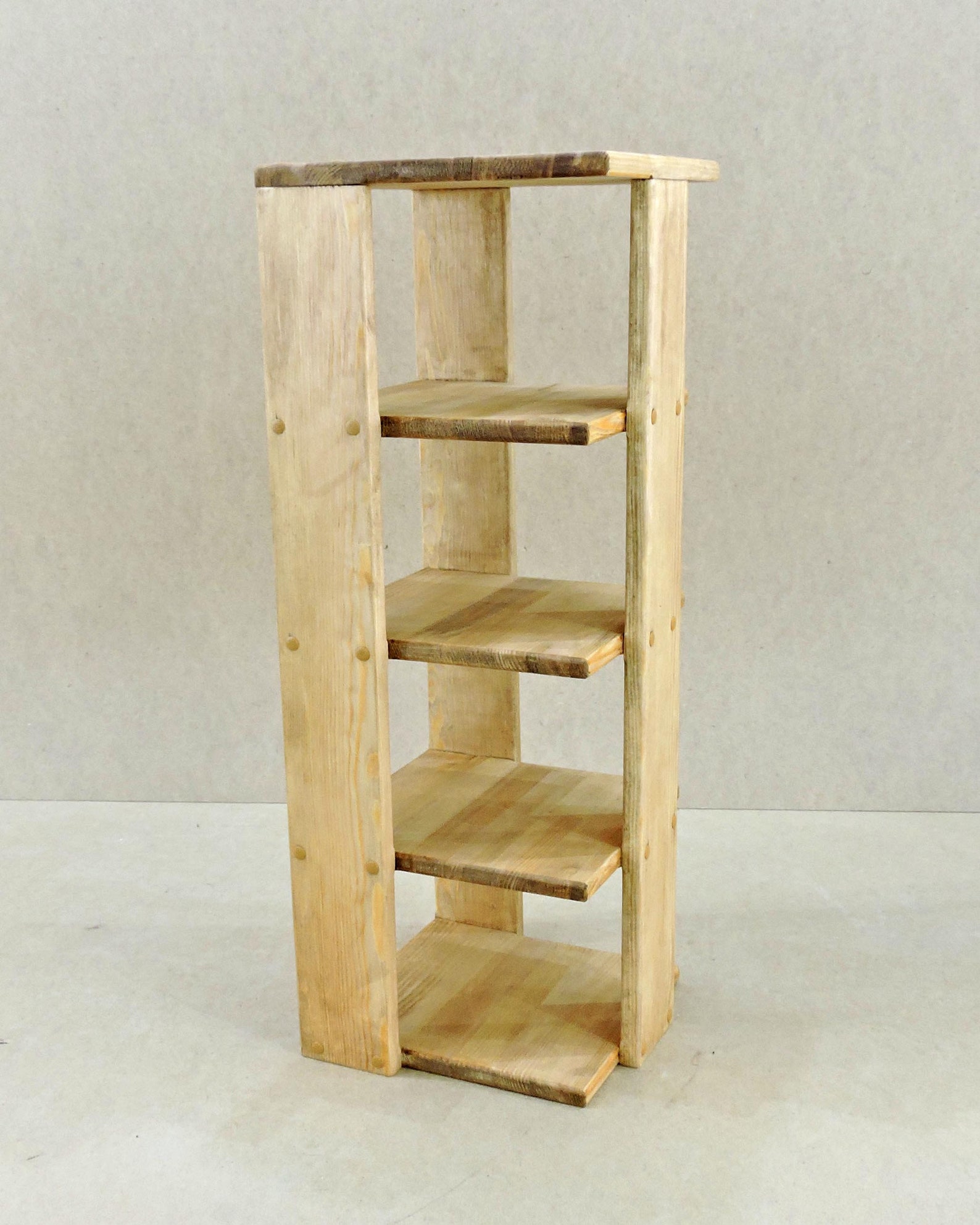 Wooden shelf shoe shelf shoe shelf made of wood Open shoe Etsy