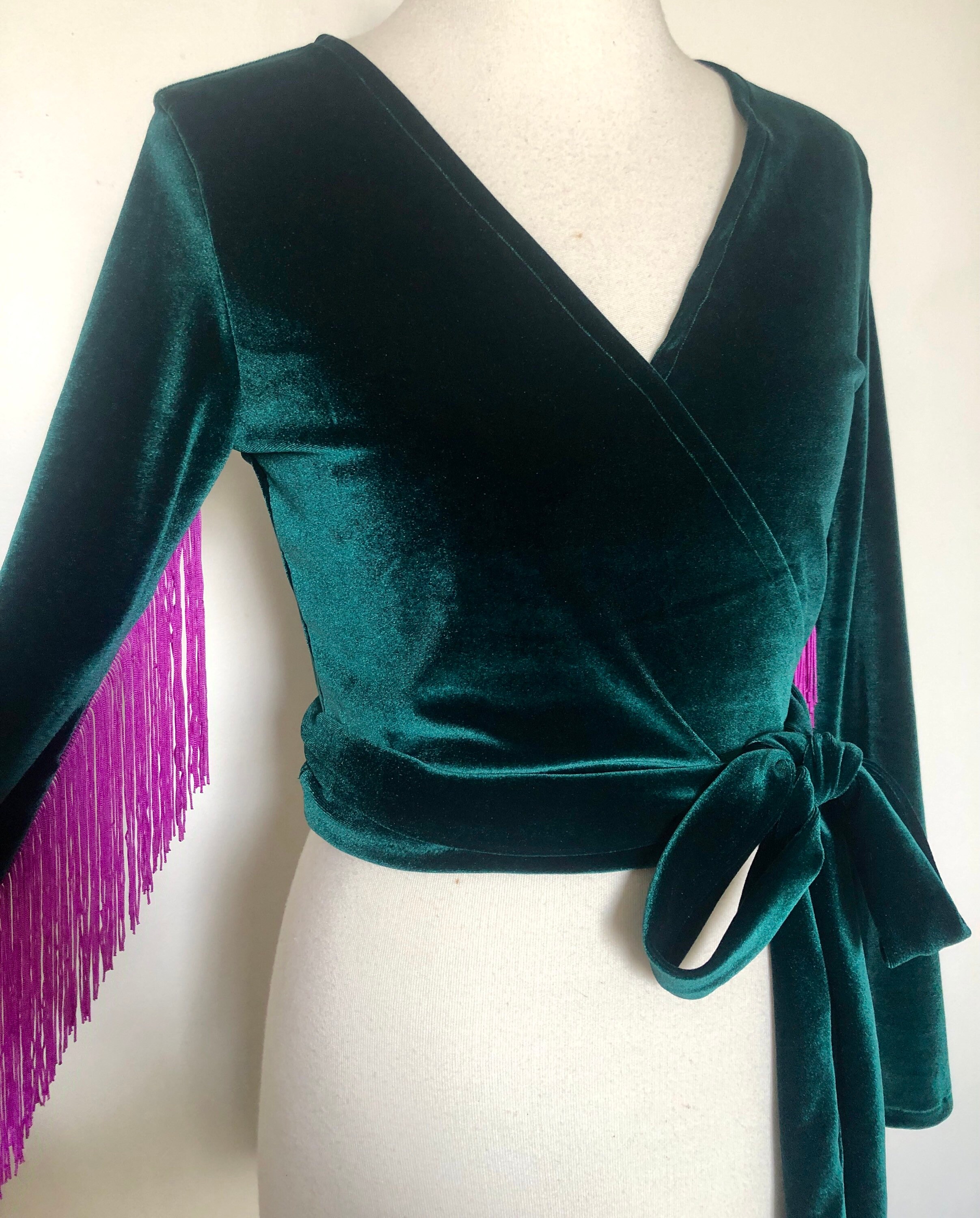 Velvet Crop Top - Etsy