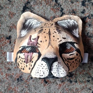 Cheetah mask, please read description for details.