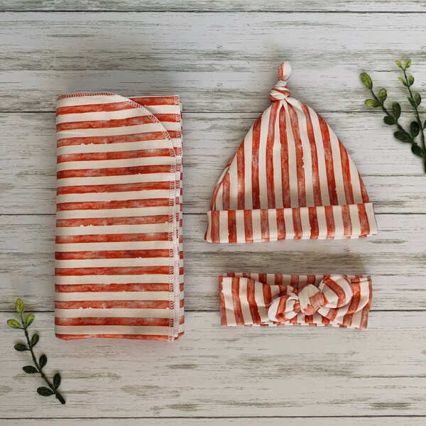 Swaddle Blanket and Headband Set Etsy