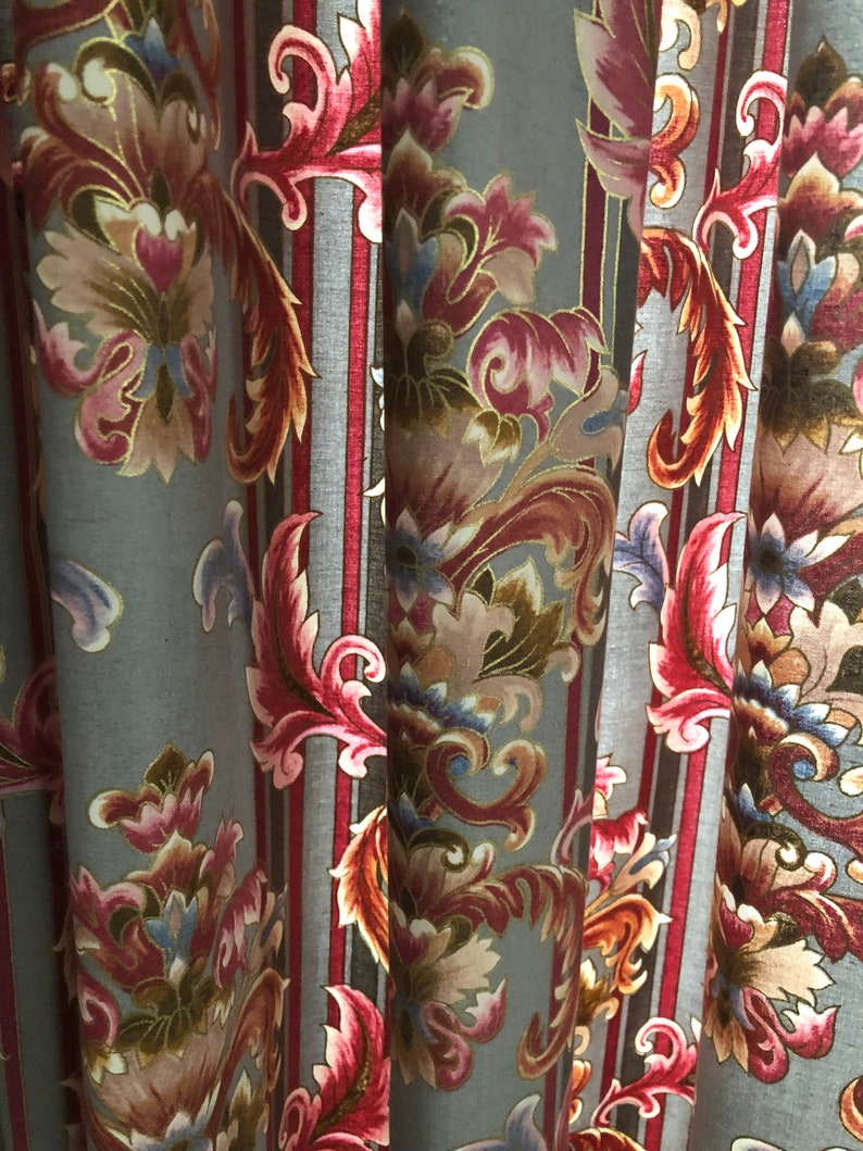 screen printed. Reactive colors Fabric-5th AVE DESIGNS MCMXCII, protected with Covegard Preshrunk