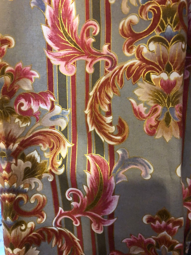 screen printed. Reactive colors Fabric-5th AVE DESIGNS MCMXCII, protected with Covegard Preshrunk