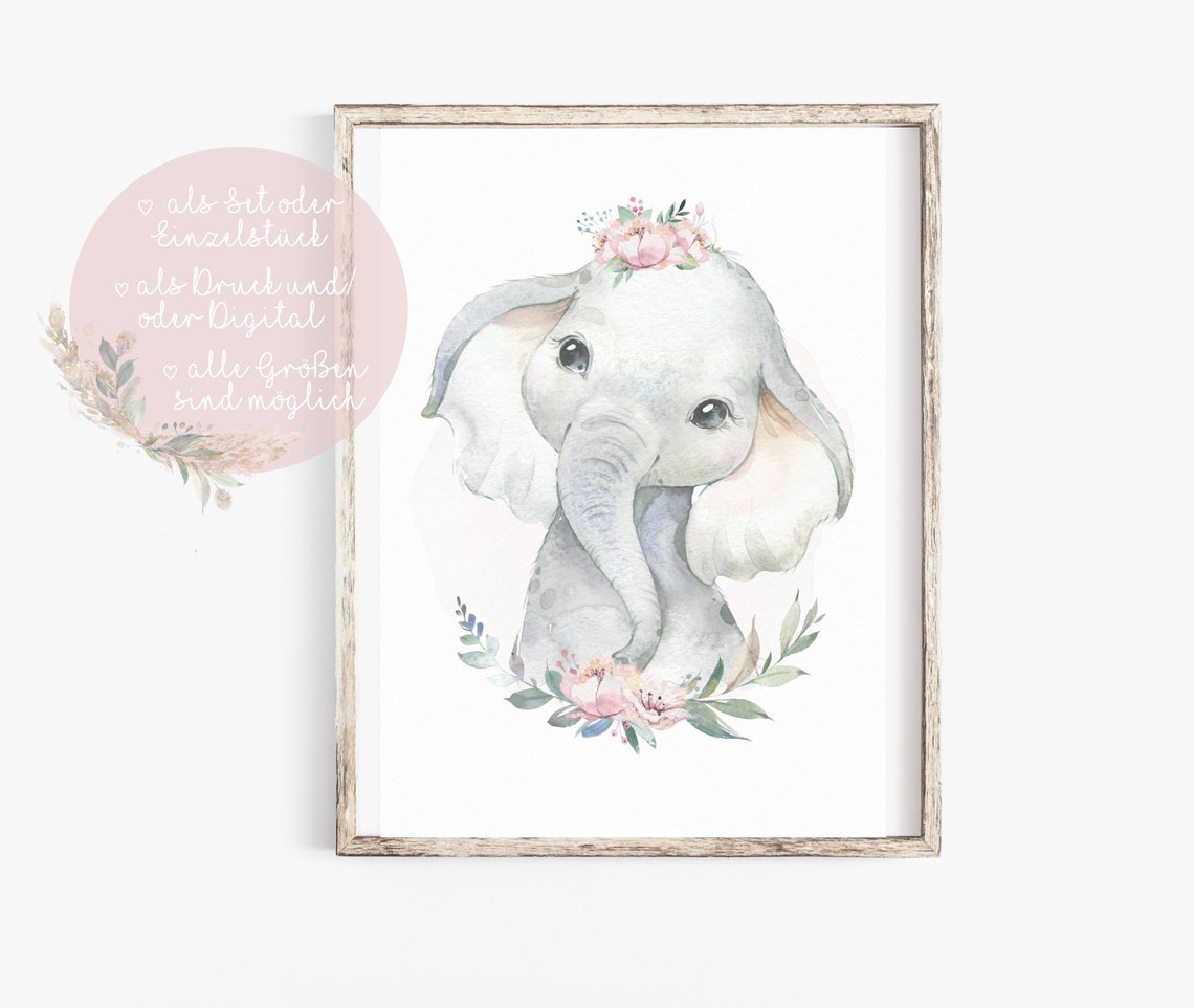 Nursery Wall Poster 3 Set Of Pictures Baby Room Decoration Etsy