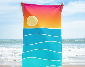 Beach Towel || Ocean Sunset