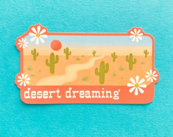 Desert Dreaming Scenery Sticker