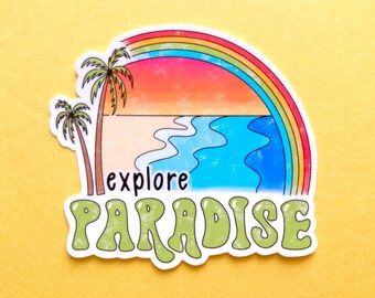 Paradise Beach Sticker