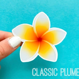 Plumeria Flower Stickers Classic Plumeria