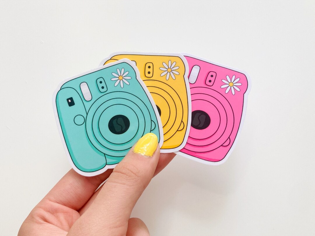 Instant Camera Stickers Etsy