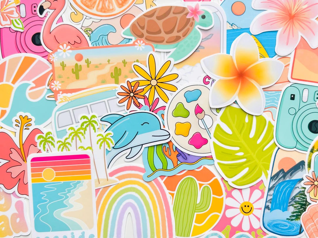 Unforgettable Sticker Surprise Mystery Sticker Pack - No Duplicates! - Waterproof Stickers - Etsy