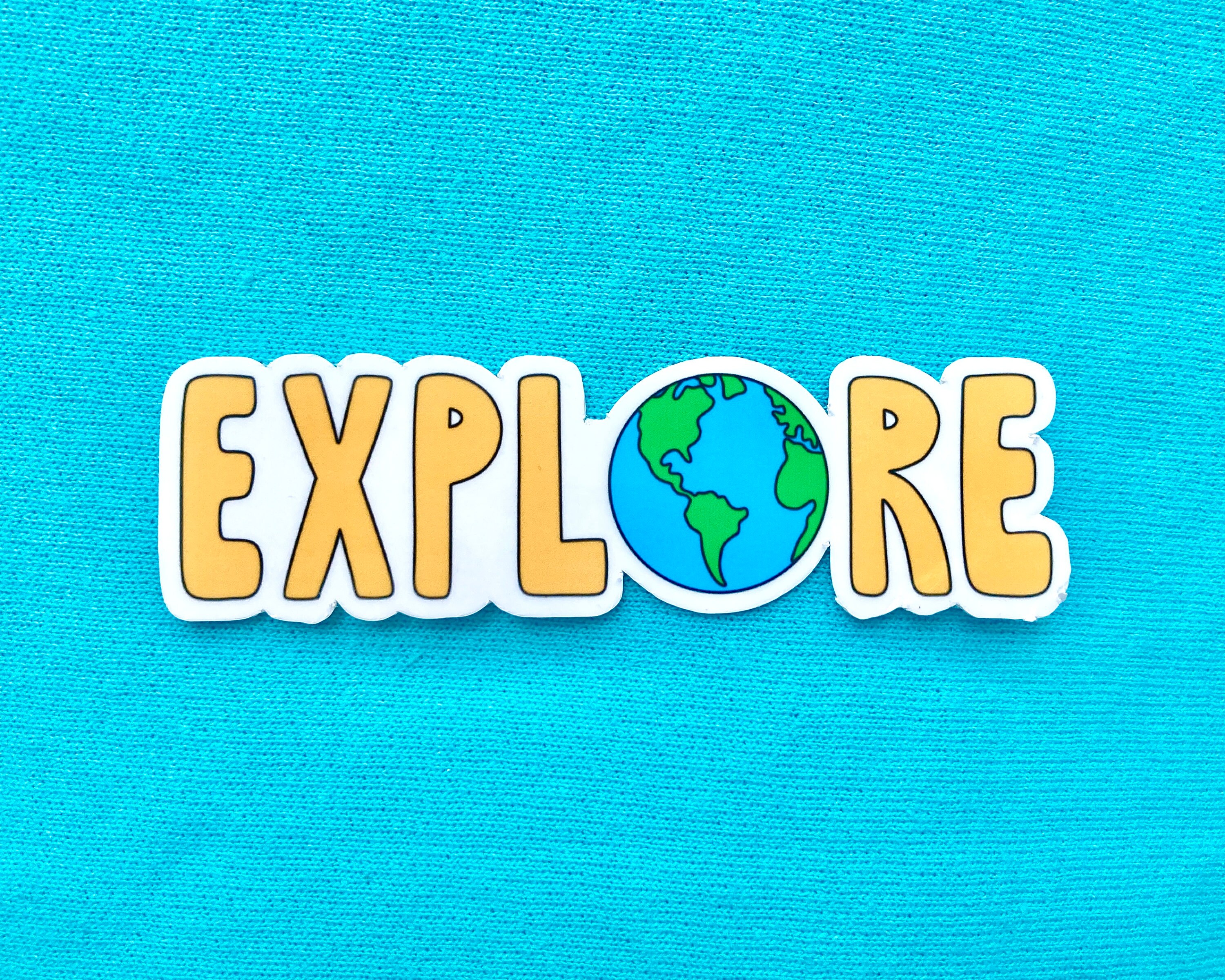 Explore Earth Sticker - Etsy
