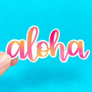 Aloha Sticker