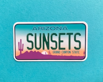 Arizona License Plate Sticker