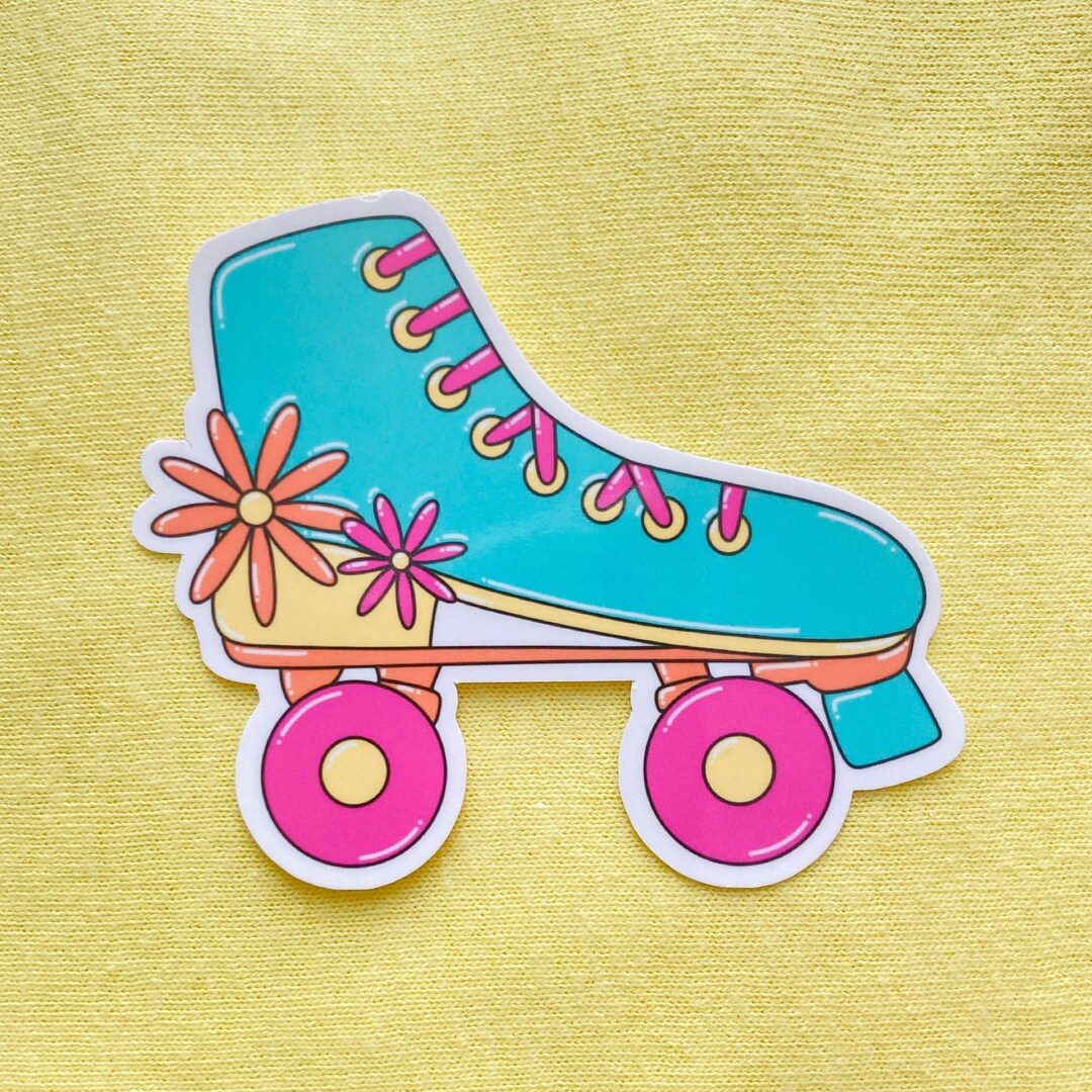 Roller Skate Sticker Etsy