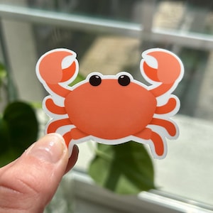 Beach Crab Sticker