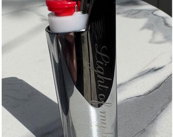 Custom Laser Engraved Lighter | Personalized Stainless Steel Lighter