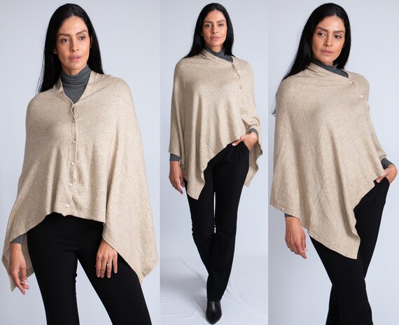 Cashmere Shawl Multi-wear Travel Wrap 
