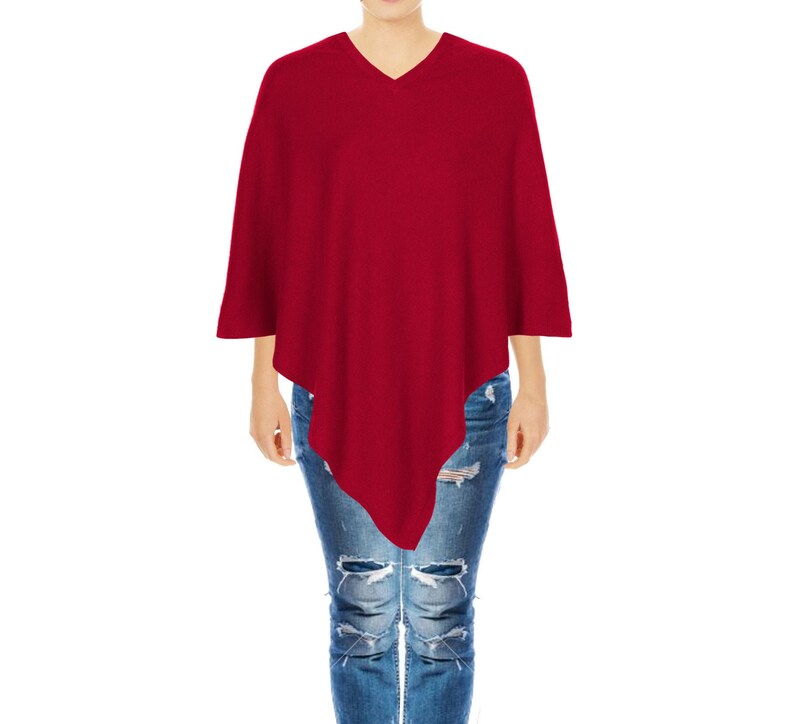 AlchemyStory Scarlet Cashmere Poncho