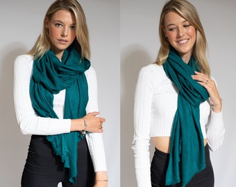 Kelly Cashmere scarf women silk cashmere mix scarve light weight soft cashmere scarf wrap.