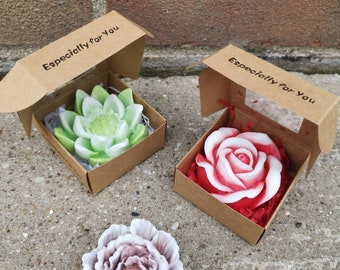 Soap flower in gift box... Favours for any occasion