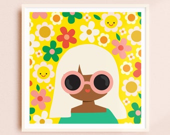 Pearl Portrait Art Print