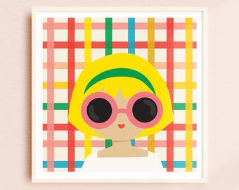 Sunny Portrait Art Print