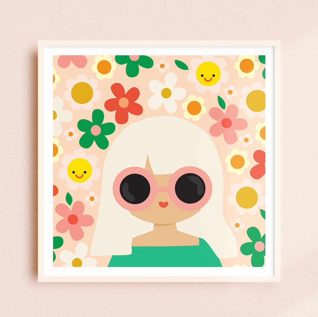 Fawn Portrait Art Print Etsy