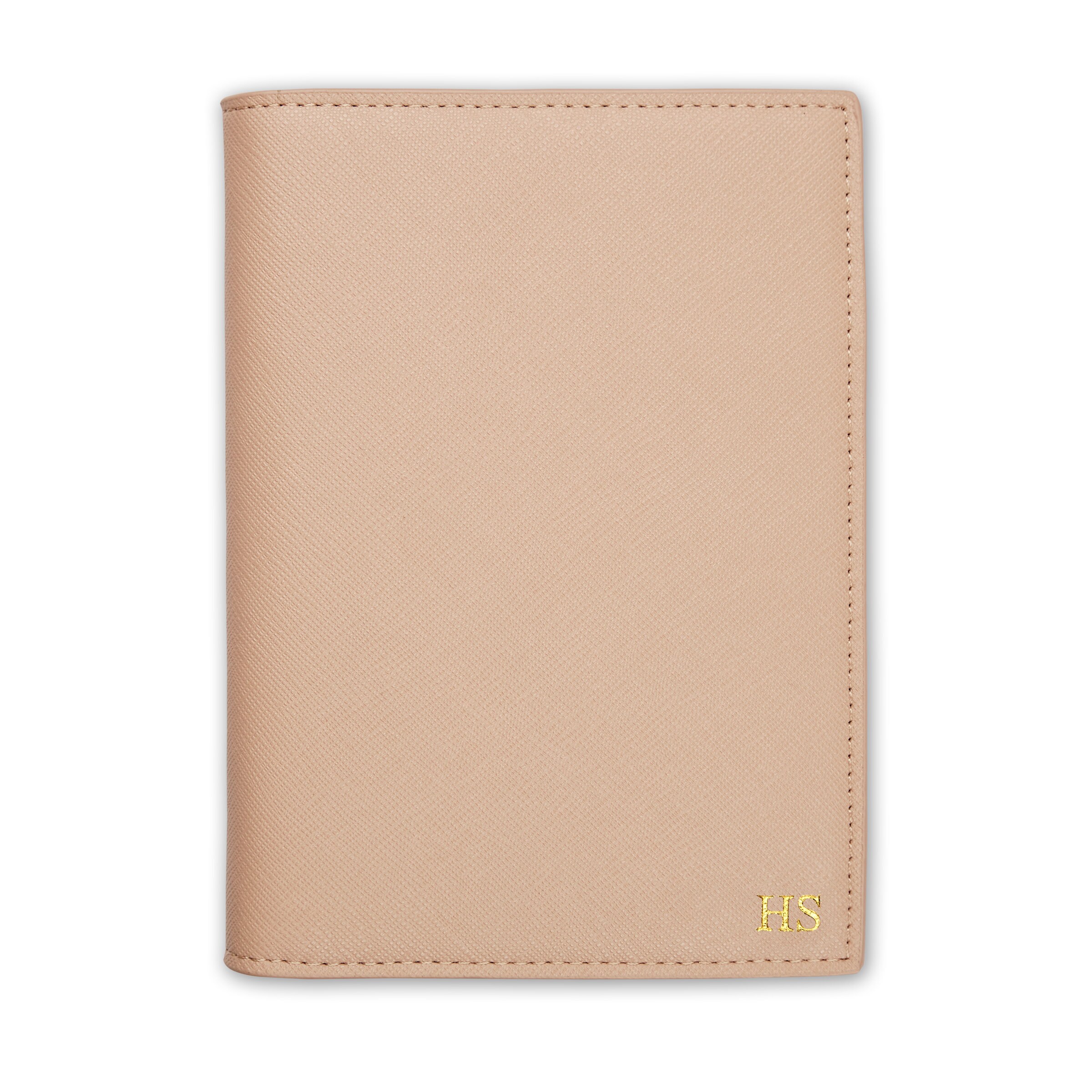 Saffiano leather passport holder