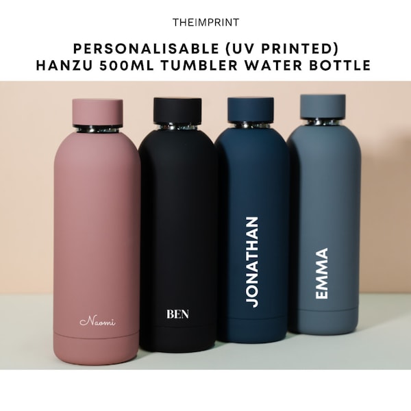 Bouteille d'eau personnalisée en acier inoxydable de haute qualité imprimée UV 500 ml