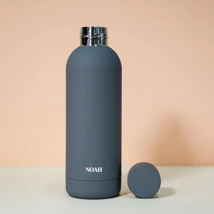 Personalised 500ml UV High Quality Printed Tumbler Custom Stainless Steel Water Bottle Szary