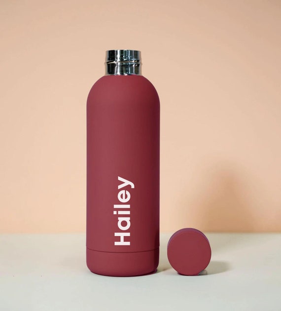 SMART THERMOS BOTTLE - LOVE MONOGRAM BROWN