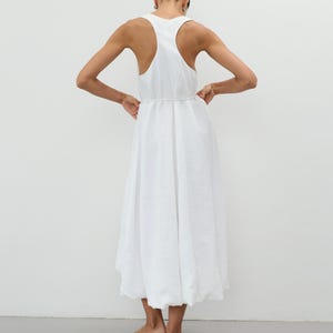 Balloon Linen Dress