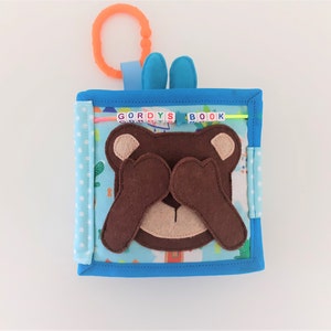 Handcrafted Felt Quiet Book for Toddlers and Infant Montessori book. Activity training book for Baby quiet time. Baby Soft sensory book.