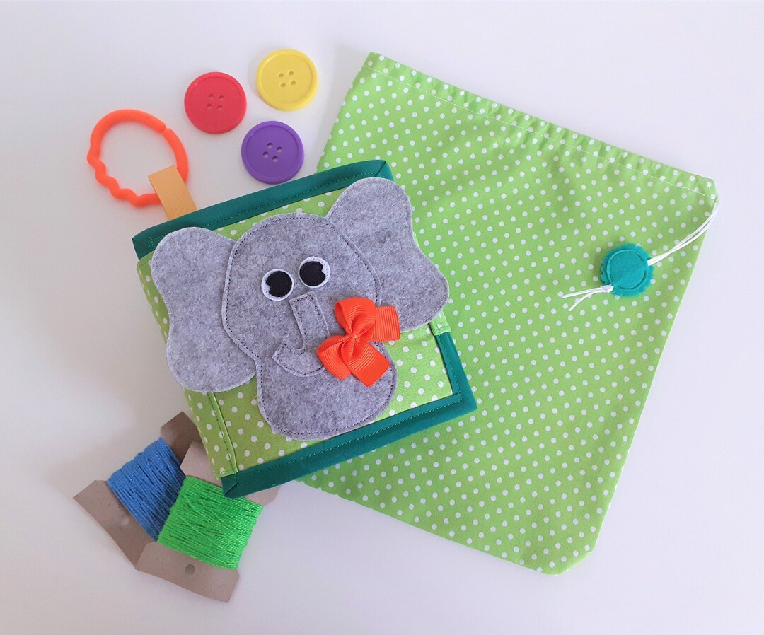 Baby Montessori Book. Smart Felt Book With Special Activity Etsy