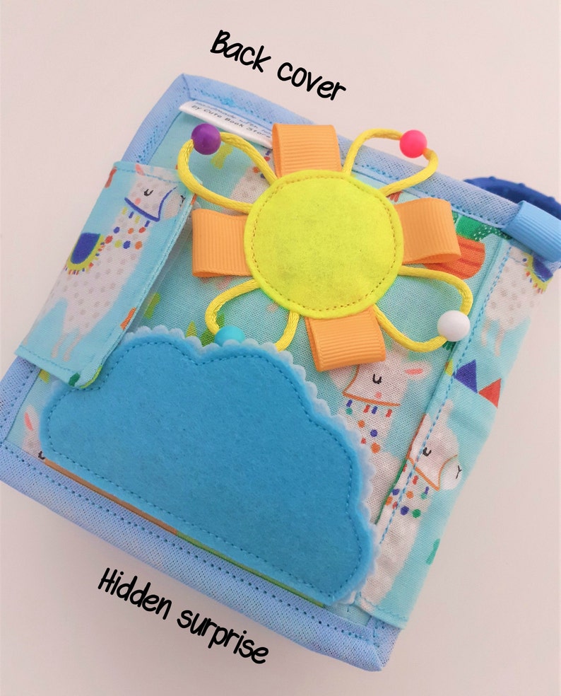 Quiet book for Toddler and Infant Montessori book Baby play book and Soft sensory book. Activity training book for Baby quiet time