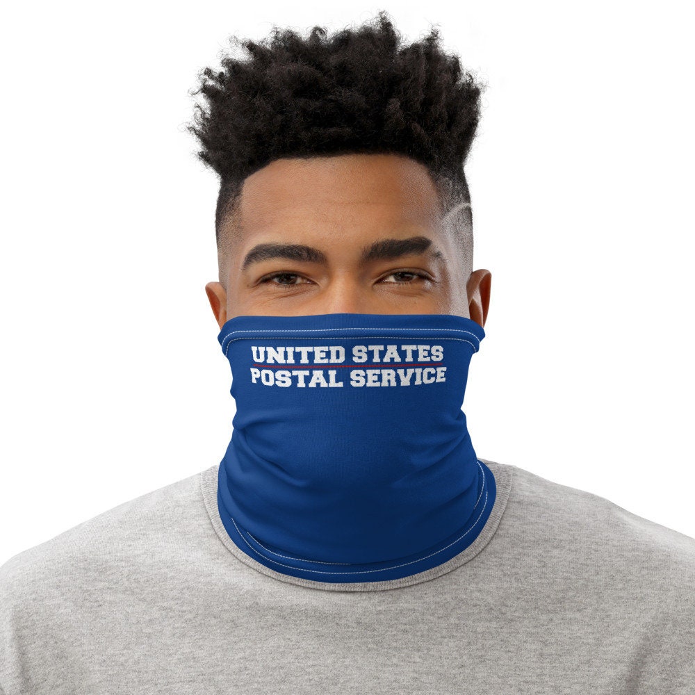 USPS Face Mask Neck Gaiter Bandana United Sates Postal Etsy