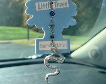 Sonny | Snake Car Charm | Rearview Mirror Accessory | Car Mirror Companion | Car Decoration | Vehicle Interior Accessory