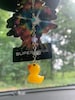 Eugene | Rubber Duck Car Charm | Rearview Mirror Accessory | Car Mirror Companion | Car Decoration | Vehicle Interior Accessory 