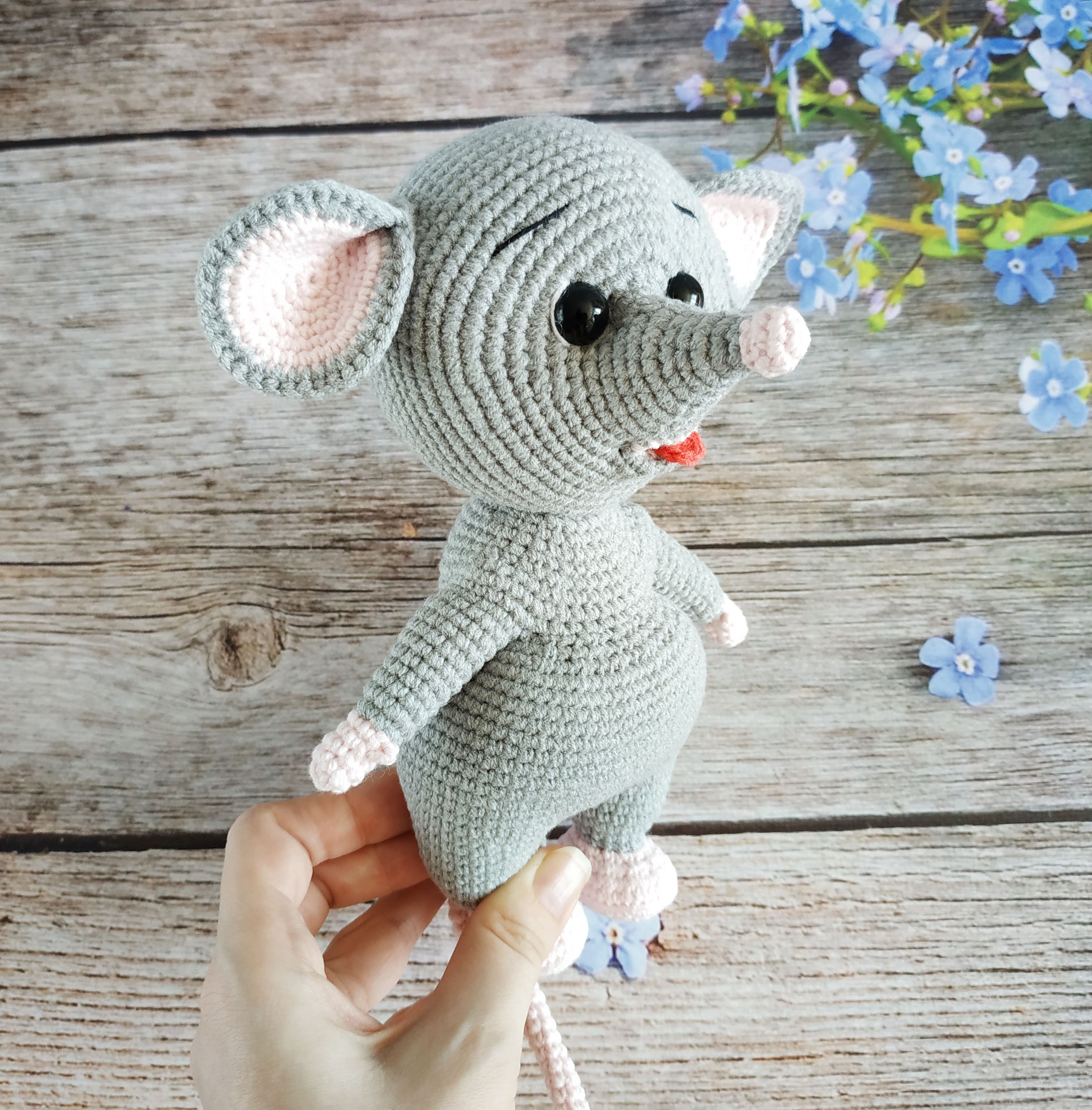 Mouse toy Rat toy Mouse figurine Crochet mouse Crochet Etsy