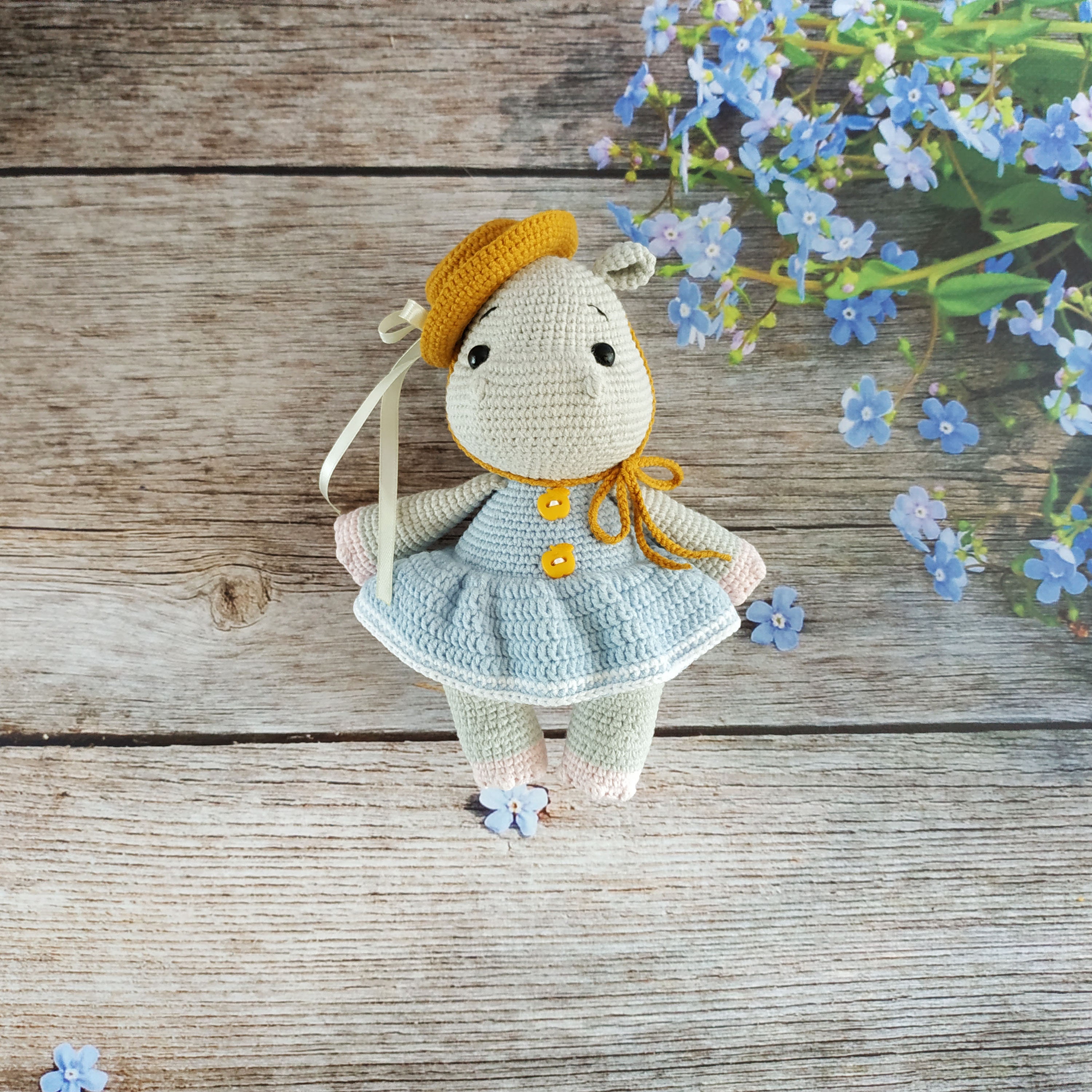 Hippo Toy Hippo Stuffed Animal Hippo Gift Safari Nursery Etsy