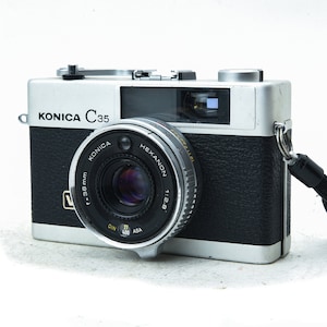 Konica C35 Vintage Rangefinder Camera w/ Hexanon 38mm f:2.8 Lens