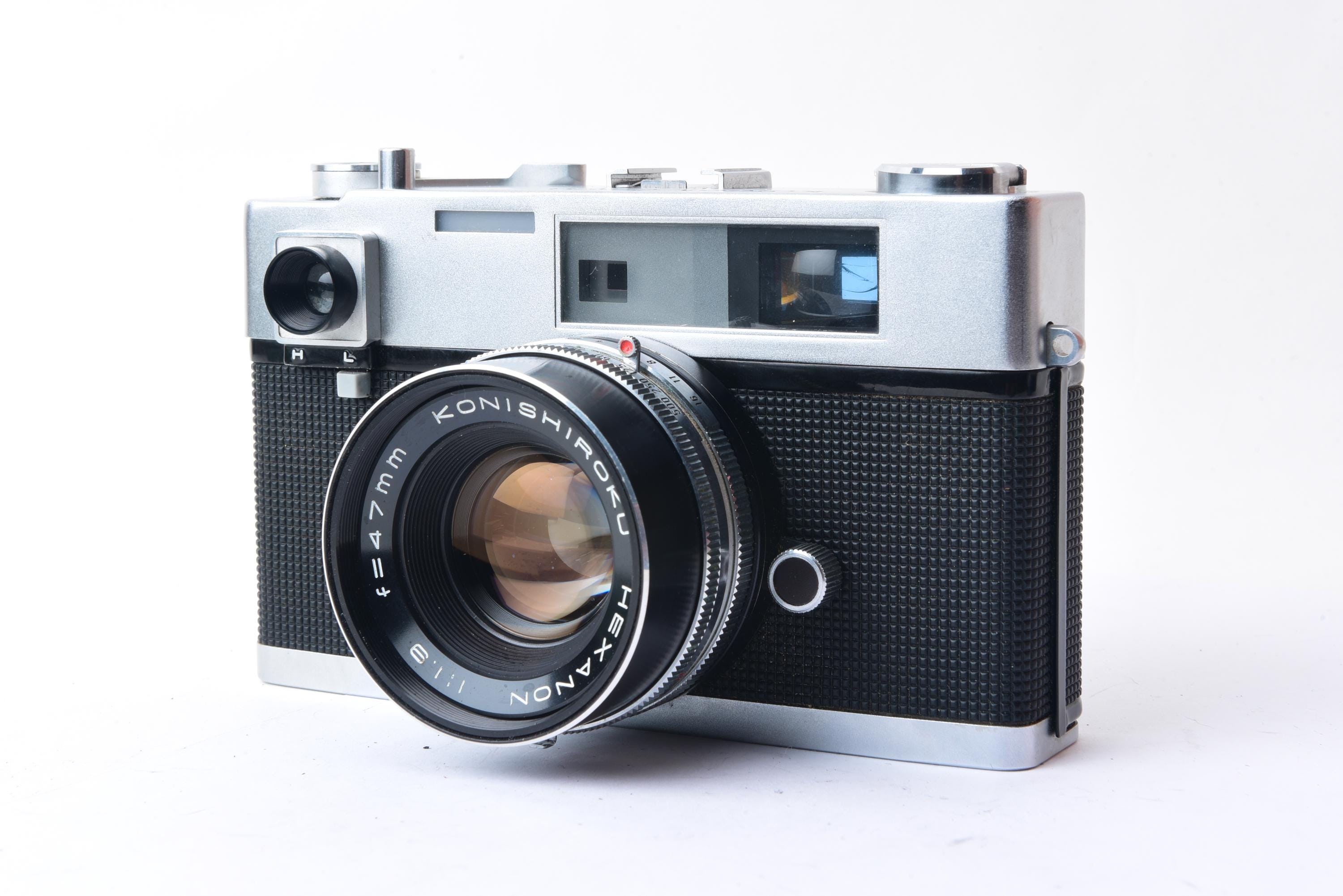 コニカ オートS ヴィンテージ 35mmフィルムカメラ（ヘキサノン47mm f