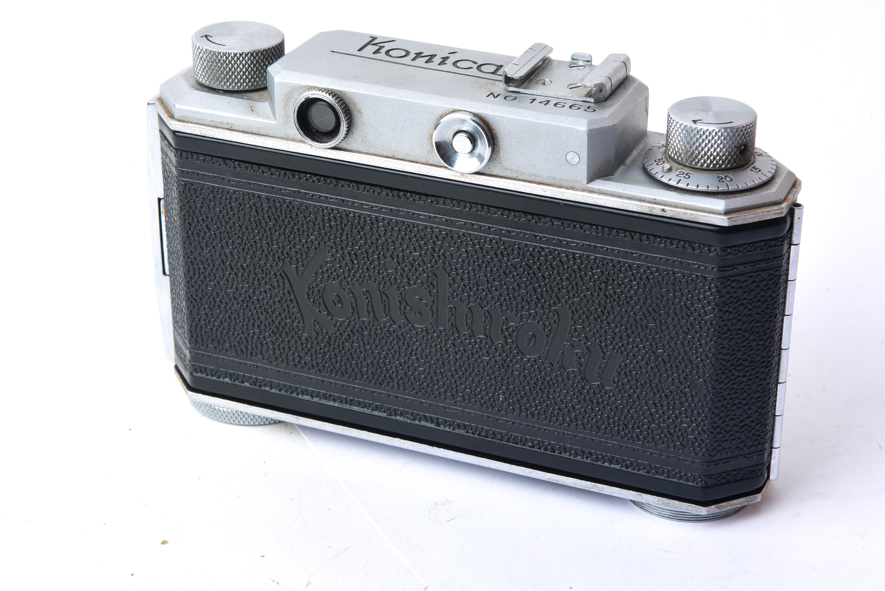コニカ コニシロク ヴィンテージ 35 mm フィルムカメラ（Hexar 50 mm f