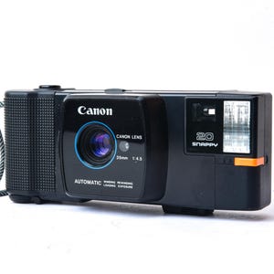 Canon Snappy 20 Vintage Point And Shoot Film Camera w/ 35mm f:4.5 Lens