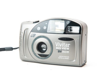 Vivitar BV35DB Vintage "Big Viewer" Point and Shoot 35mm Film Camera