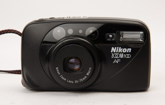Nikon Zoom 100 Af Vintage Point And Shoot Camera Etsy