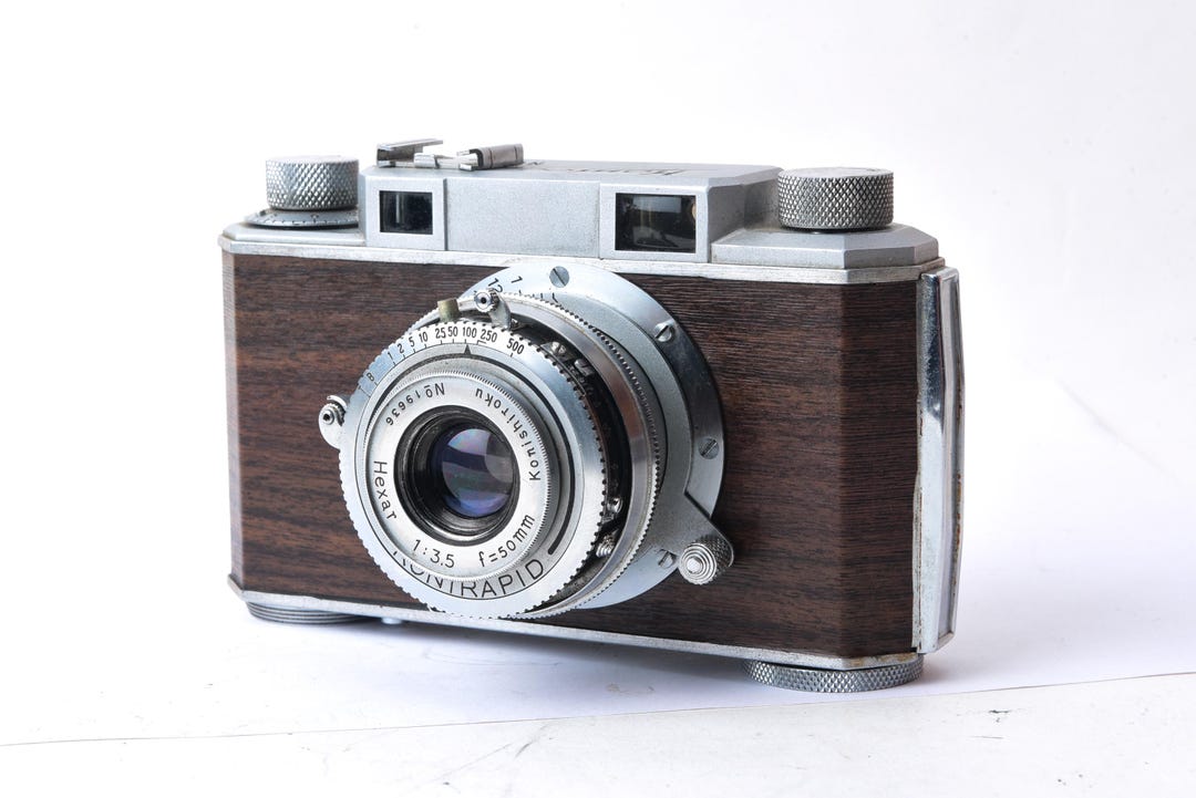 コニカ コニシロク ヴィンテージ 35 mm フィルムカメラ（Hexar 50 mm f