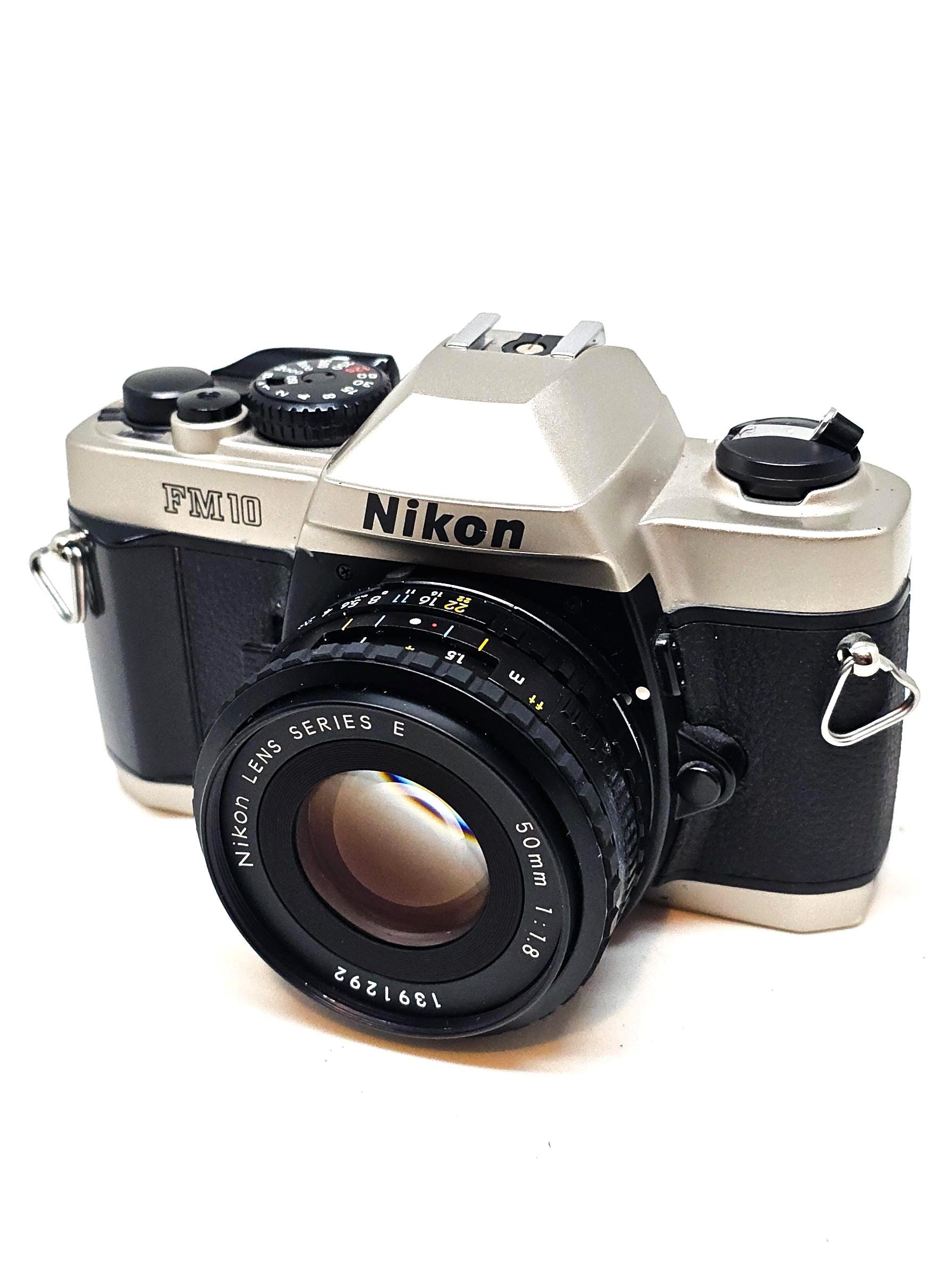 Nikon FM10 Vintage 35mm Film Camera W/ 50mm F1.8 E 'pancake' Lens