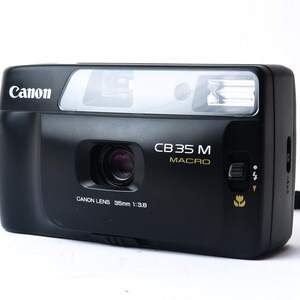 Canon CB 35M Vintage Point and Shoot Film Camera w/ 35mm f:3.8 Lens