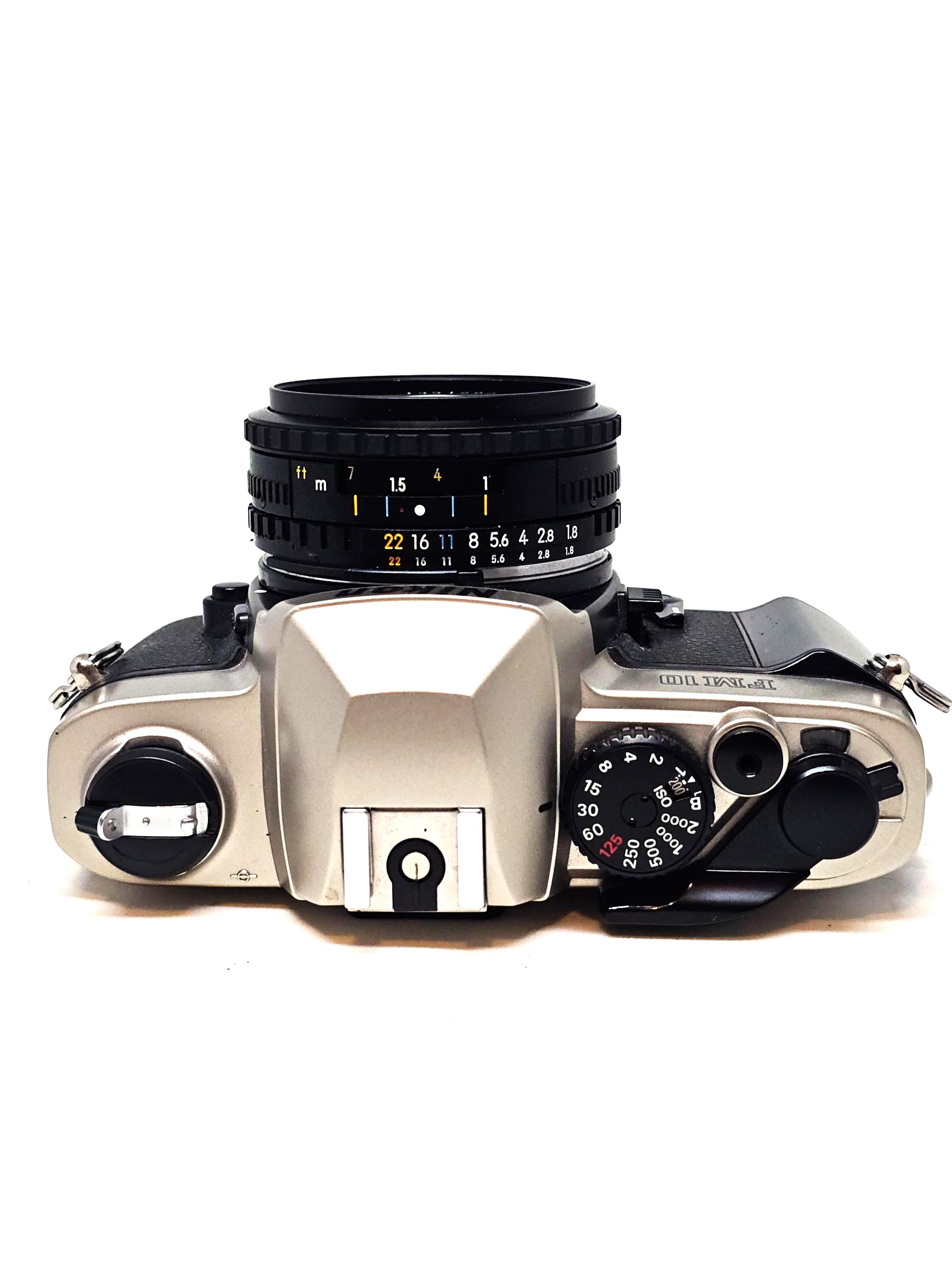 Nikon FM10 Vintage 35mm Film Camera W/ 50mm F1.8 E 'pancake' Lens