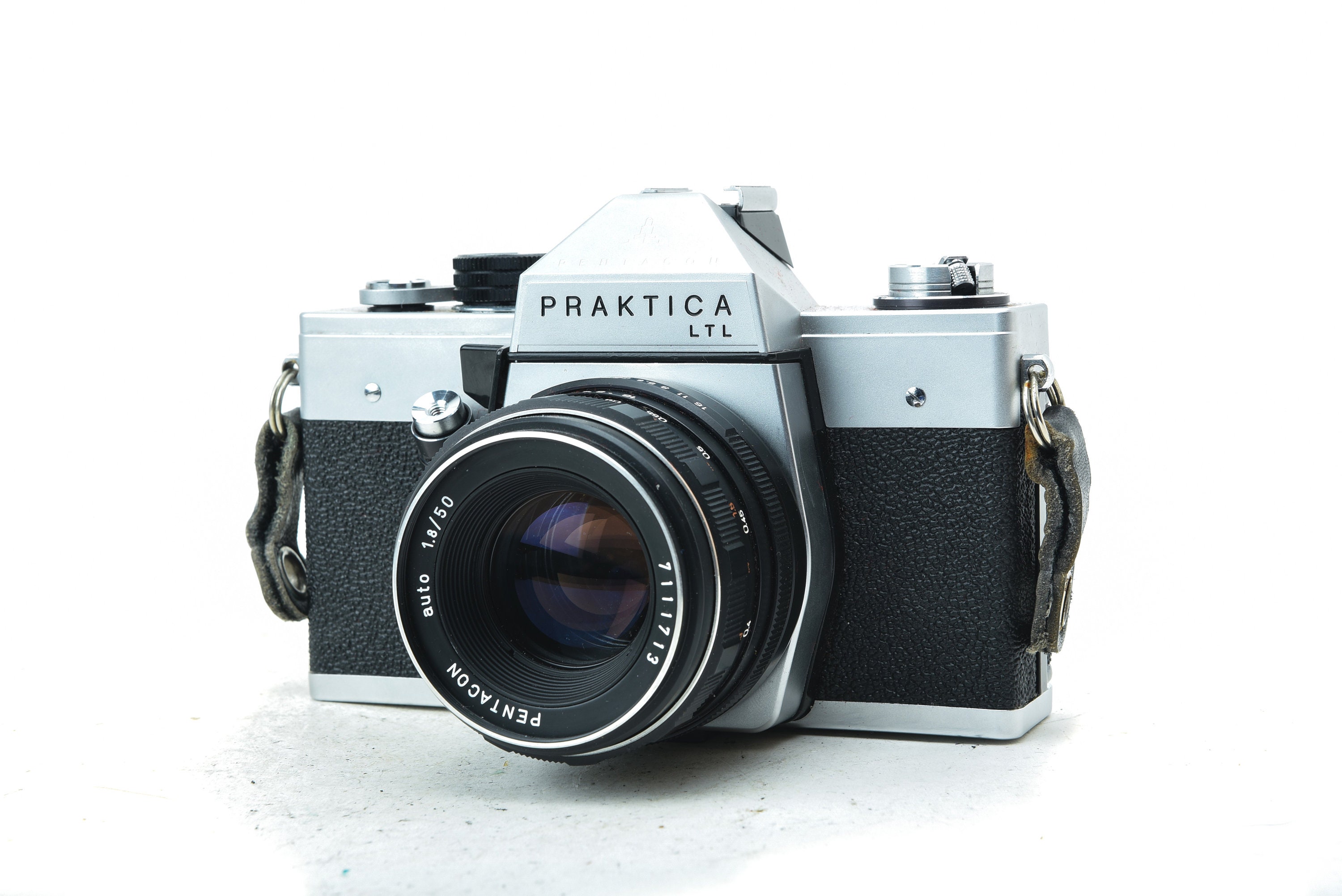 Pentacon Praktica LTL Vintage Camera w/ 50mm f:1.8 Lens